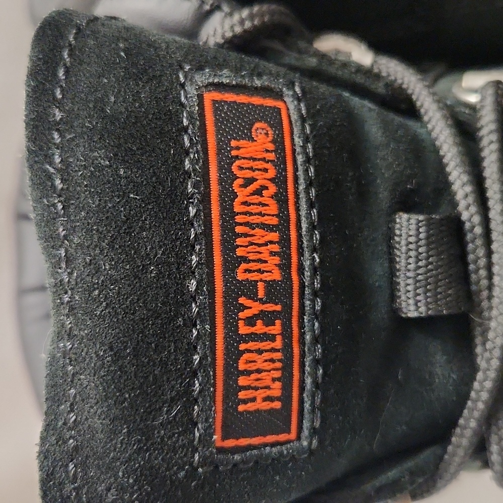 Harley-Davidson Badland Black Leather Motorcycle Riding Boots (M Size 10.5) - Picture 10 of 15